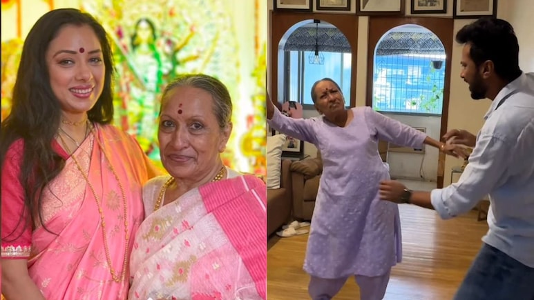 Rupali Ganguly's Mother Dances To <i>Dhurandhar's Shararat</i> With Son Vijay, See <i>Anupamaa</i> Star's Adorable Reaction