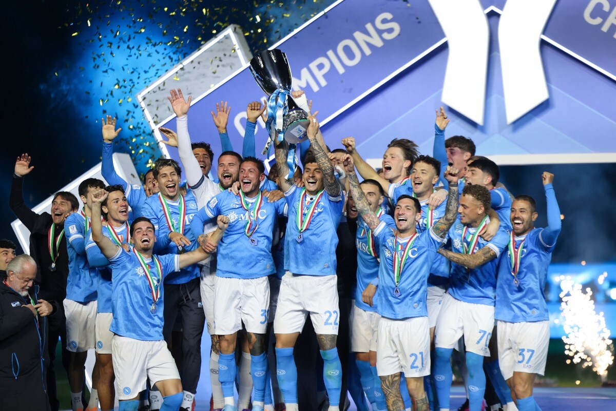 David Neres Brace Fires Napoli To Supercoppa Italiana Glory Over