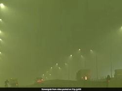 Thick Smog Blankets Delhi, Low Visibility At Airport, Air Quality Severe