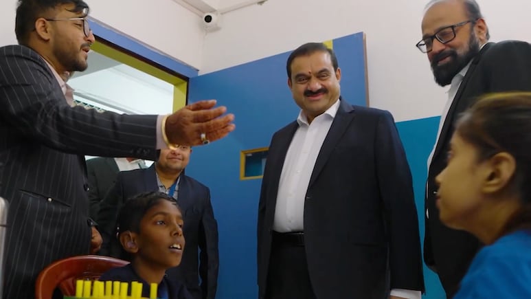 Gautam Adani Visits Pahela Kadam Vocational Training Centre