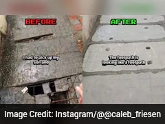 Watch: Bengaluru Footpath Restored After Canadian Man's Viral Video
