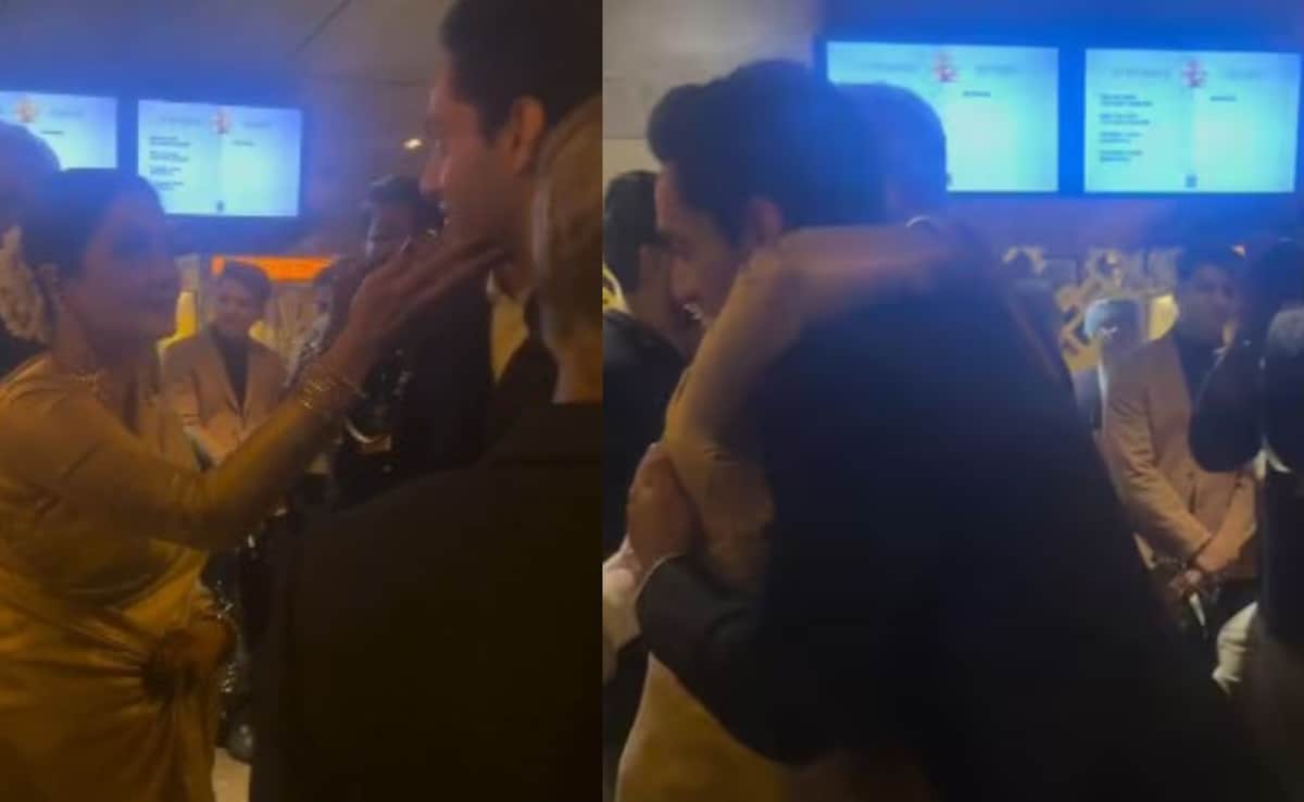 Old Video Of Rekha Hugging Amitabh Bachchan's Grandson Agastya Nanda Goes Viral Ahead Of Ikkis
