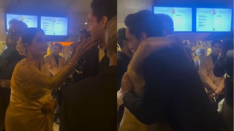 Old Video Of Rekha Hugging Amitabh Bachchan's Grandson Agastya Nanda Goes Viral Ahead Of <i>Ikkis</i>