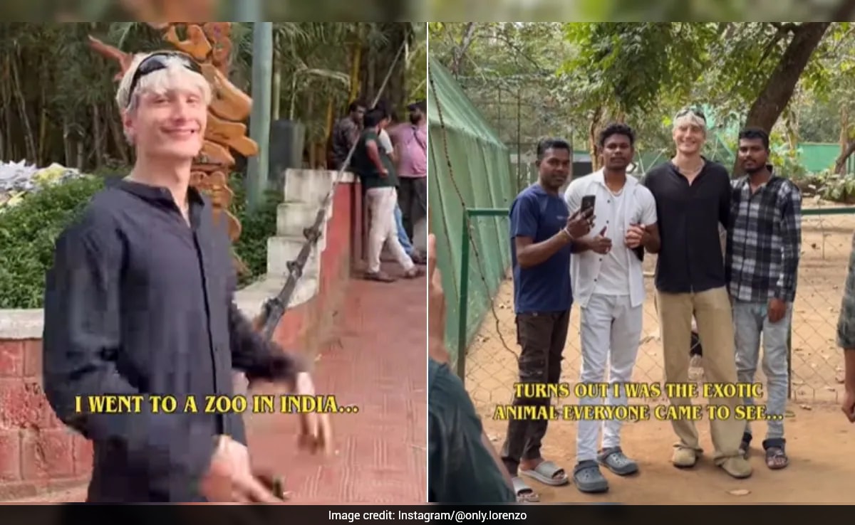 Italian Man Becomes Zoo Attraction in Karnataka