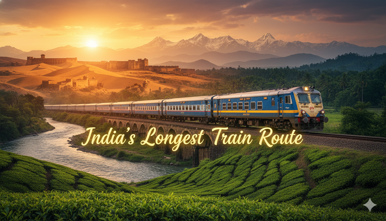 Watch: A Virtual Tour Of India's Longest Train Route Covering 9 States In 75 Hours