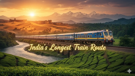 Watch: A Virtual Tour Of India's Longest Train Route Covering 9 States
