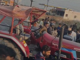 भिंड-ग्वालियर NH-719 पर फिर मौत का तांडव! डंपर की टक्कर से ट्रैक्टर-ट्रॉली पलटी, महिला की मौत, सरपंच समेत 15 घायल