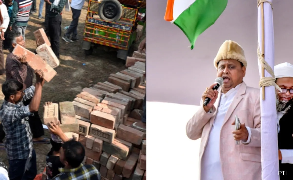 "Not Unconstitutional": Suspended Trinamool MLA Lays 'Babri Mosque' Foundation