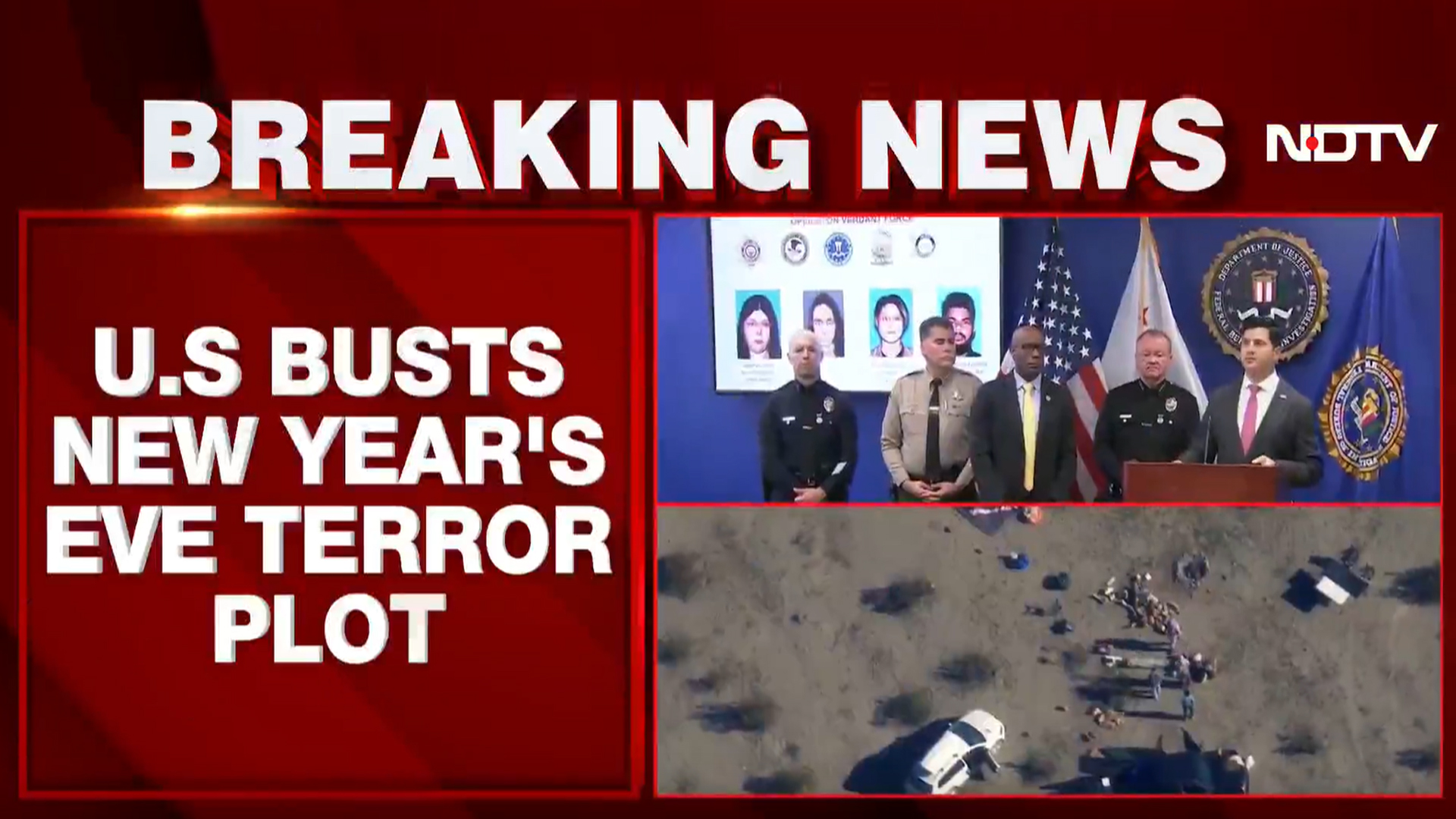 US Foils New Year's Eve Terror Plot, FBI Arrests 4 Suspects In California