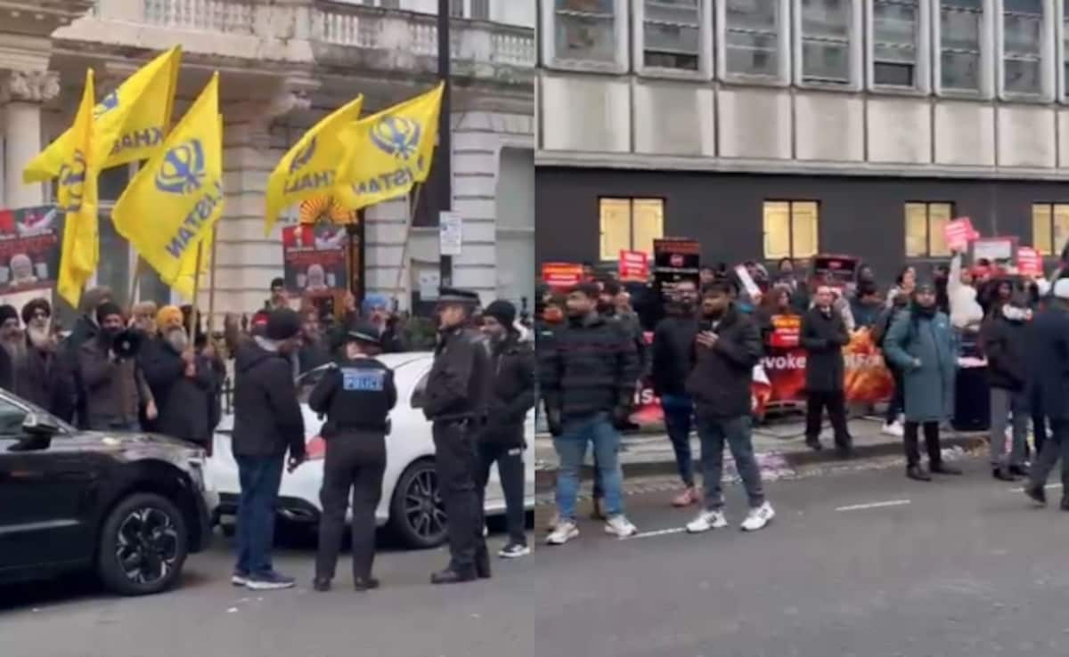 Khalistanis Disrupt Hindus' Protests At Bangladesh High Commission In London