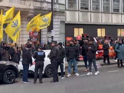 Khalistanis Disrupt Hindus' Protests At Bangladesh High Commission In London
