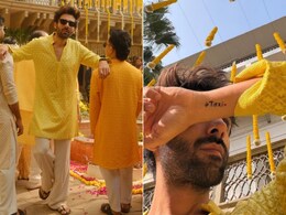 कार्तिक आर्यन ने की बहन की हल्दी सेरेमनी की तस्वीरें और वीडियो, अपने हाथ में इस नाम को किया फ्लॉन्ट