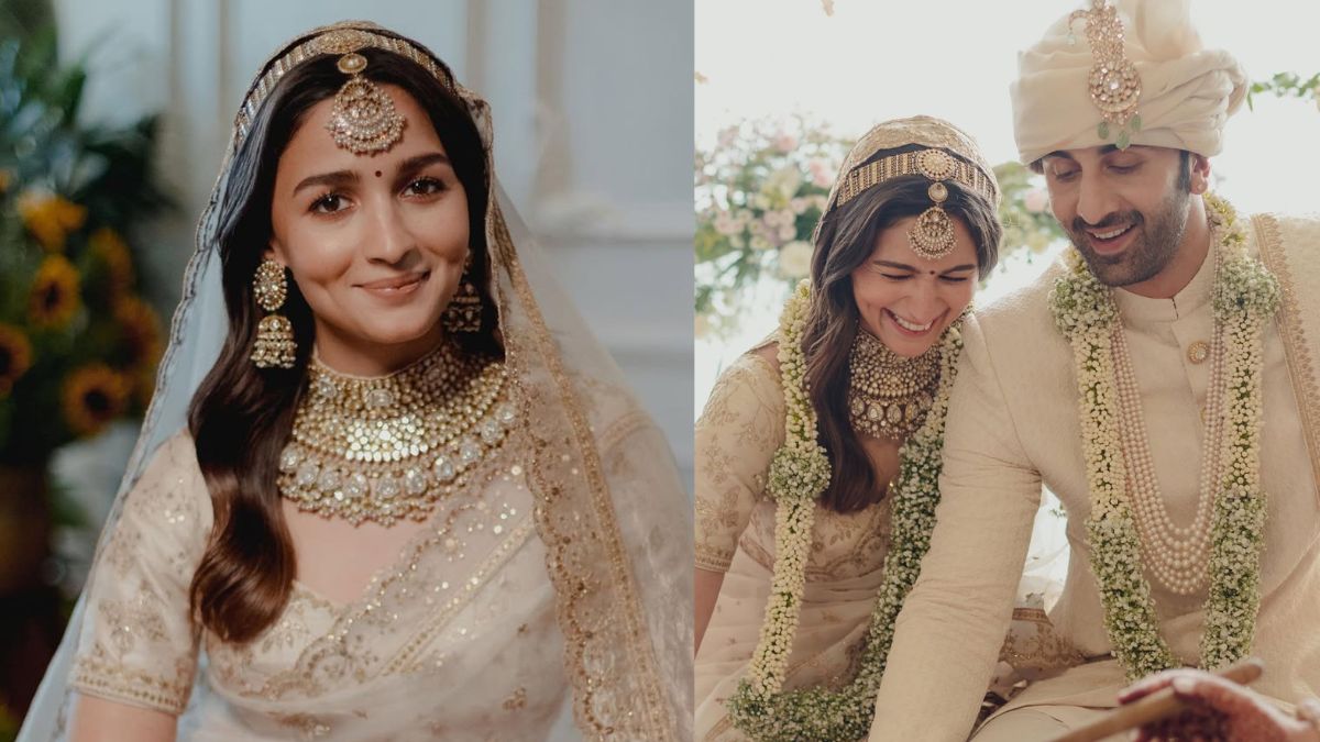 Alia Bhatt Reveals Why She Wore Chai Dipped White Organza Saree At Alia Bhatt Reveals Why She Wore Chai Dipped White Organza Saree At