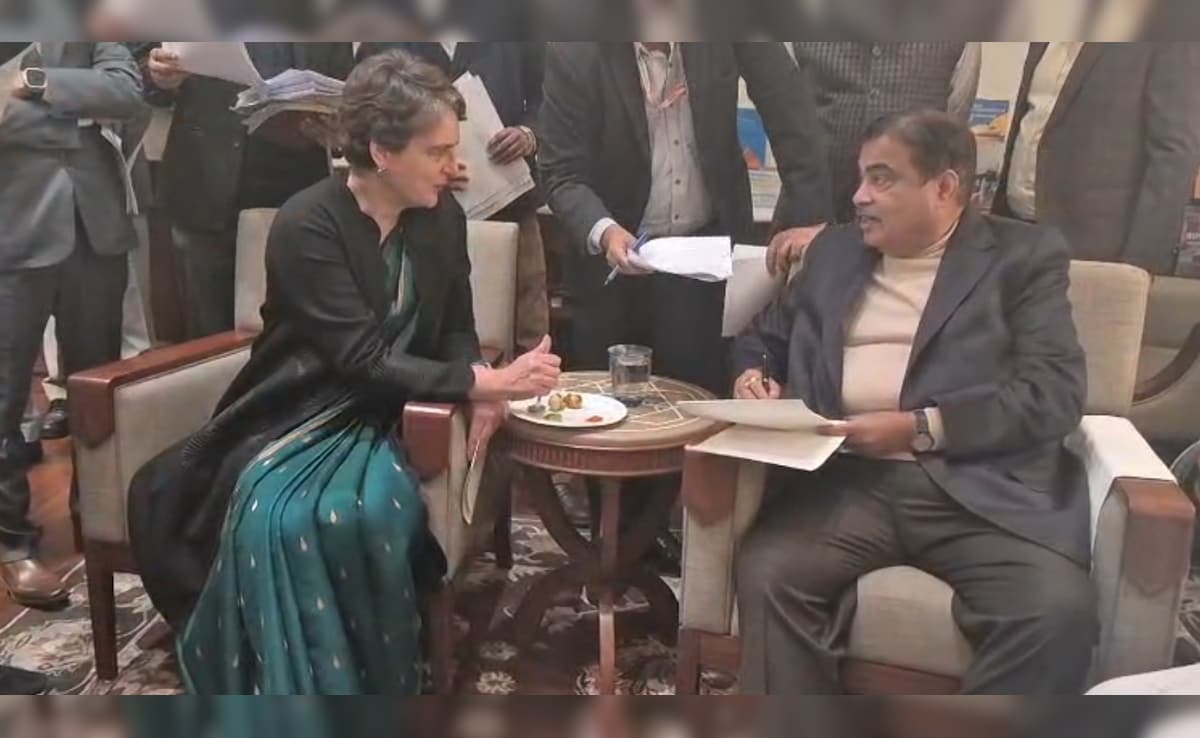 At Priyanka Gandhi-Nitin Gadkari Meet, Bhai-Behen Quip And A Rice Delicacy