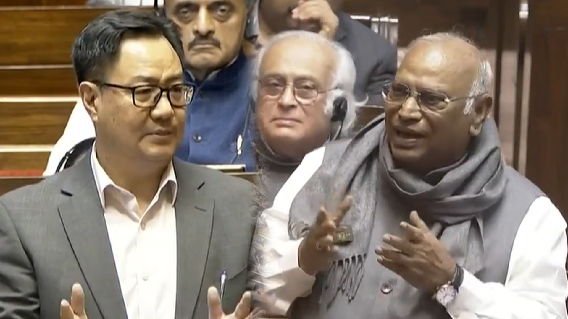 Rijiju–Kharge Clash in Rajya Sabha As SIR Row Intensifies