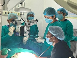 Sagar: बुंदेलखंड मेडिकल कॉलेज में कॉर्निया ट्रांसप्लांट सर्जरी, सफल ऑपरेशन से लौटी 1 महीने की बच्ची और एक महिला की आंखों की रोशनी