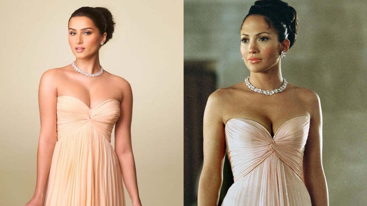 Tara Sutaria Recreates Jennifer Lopez's <i>Maid In Manhattan</i> Look: "Had To Do A Little Homage"