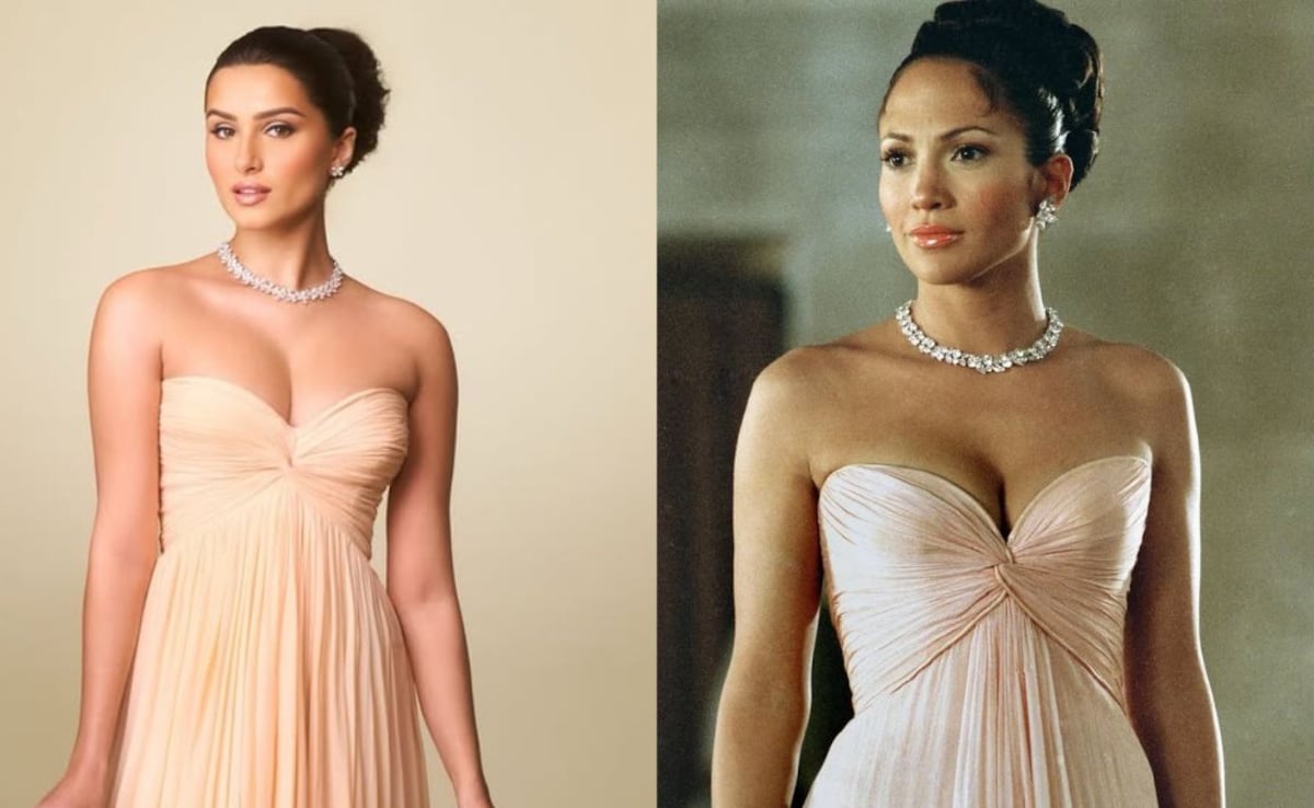 strapless open back dress Pink Jennifer Lopez (J.Lo) Strapless Prom Celebrity Dress Maid in Manh   Hoprom