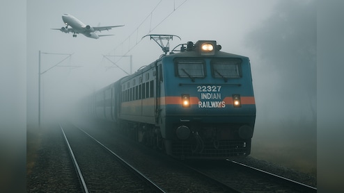 कोहरे का कहर! 105 ट्रेनें लेट, सुपरफास्ट रेलगाड़ियां भी रेंग रहीं; एयरलाइनों ने जारी की हेल्पलाइन