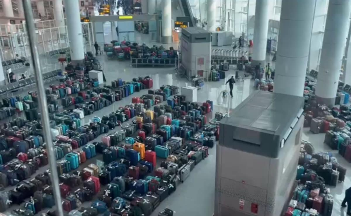 Delhi Airport Video Shows Luggage Remains A Challenge As IndiGo Crisis Eases