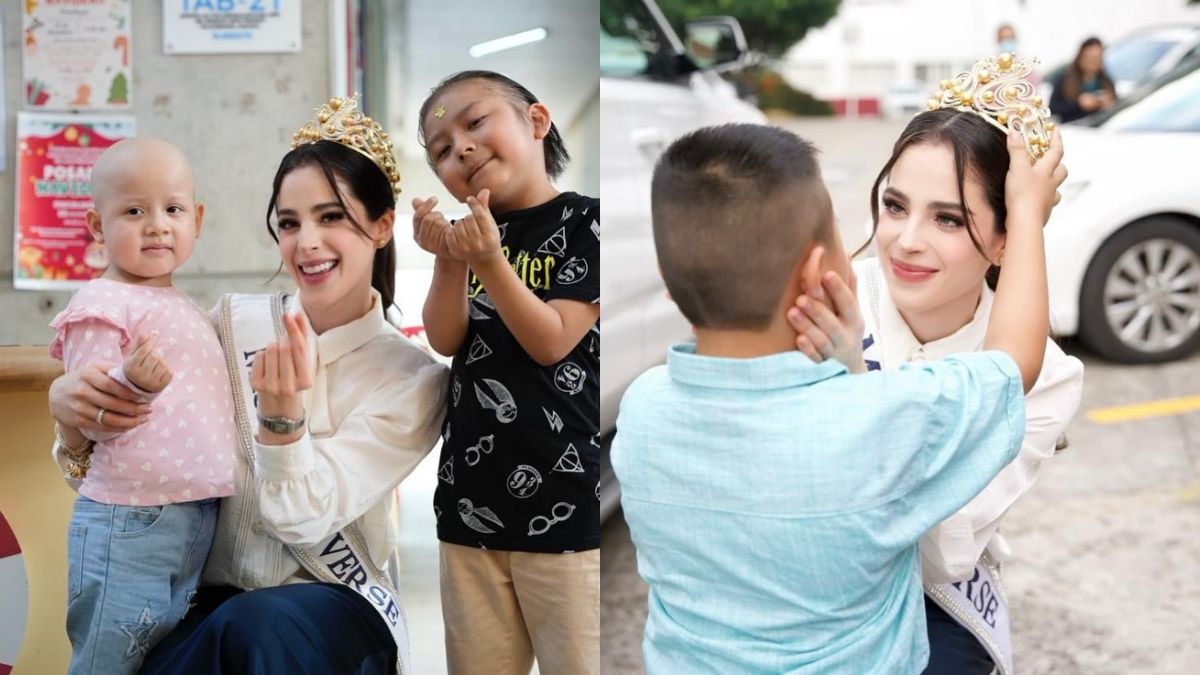 Miss Universe Fatima Bosch Visits Cancer Hospital In Mexico: "This Cause Chose Me"