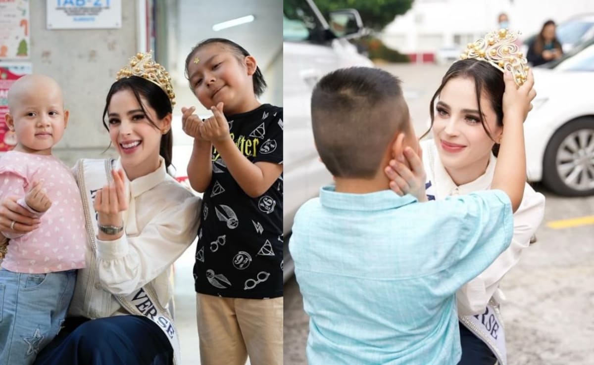 Miss Universe Visits Cancer Hospital