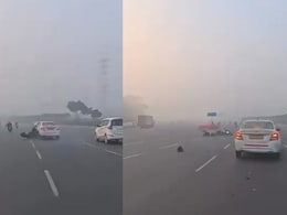 Video: Hayabusa Crashes After Cab Changes Lane Near Gurugram's Ambience Mall