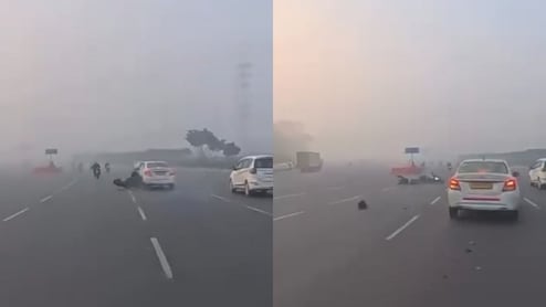 Video: Hayabusa Crashes After Cab Changes Lane Near Gurugram's Ambience Mall