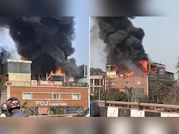 Massive Fire At Bar In Bhubaneswar. Thick Black Smoke Seen Atop Building