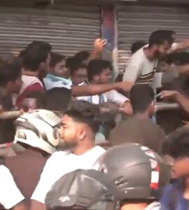 Watch: Police Use Force To Disperse Crowd Outside Lionel Messis Hotel