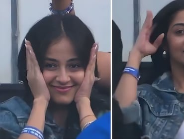 Viral VIDEO: विराटच्या शतकानंतर तरुणीची रिअ‍ॅक्शन व्हायरल; 'ती' मिस्ट्री गर्ल निघाली सोशल मीडिया स्टार