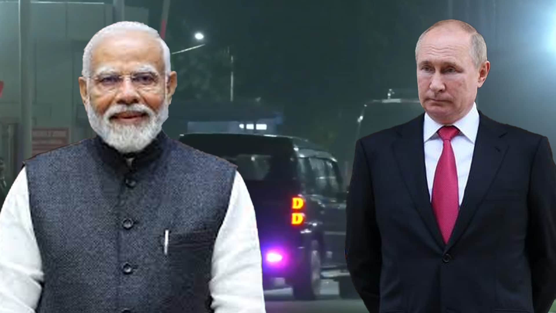 Putin Lands In Delhi, PM Modi Receives Him At Airport