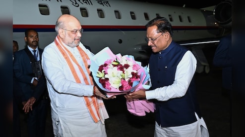 देर रात छत्तीसगढ़ पहुंचे अमित शाह, हिड़मा के एनकाउंटर बाद राज्य का पहला दौरा; बस्तर ओलंपिक में होंगे शामिल