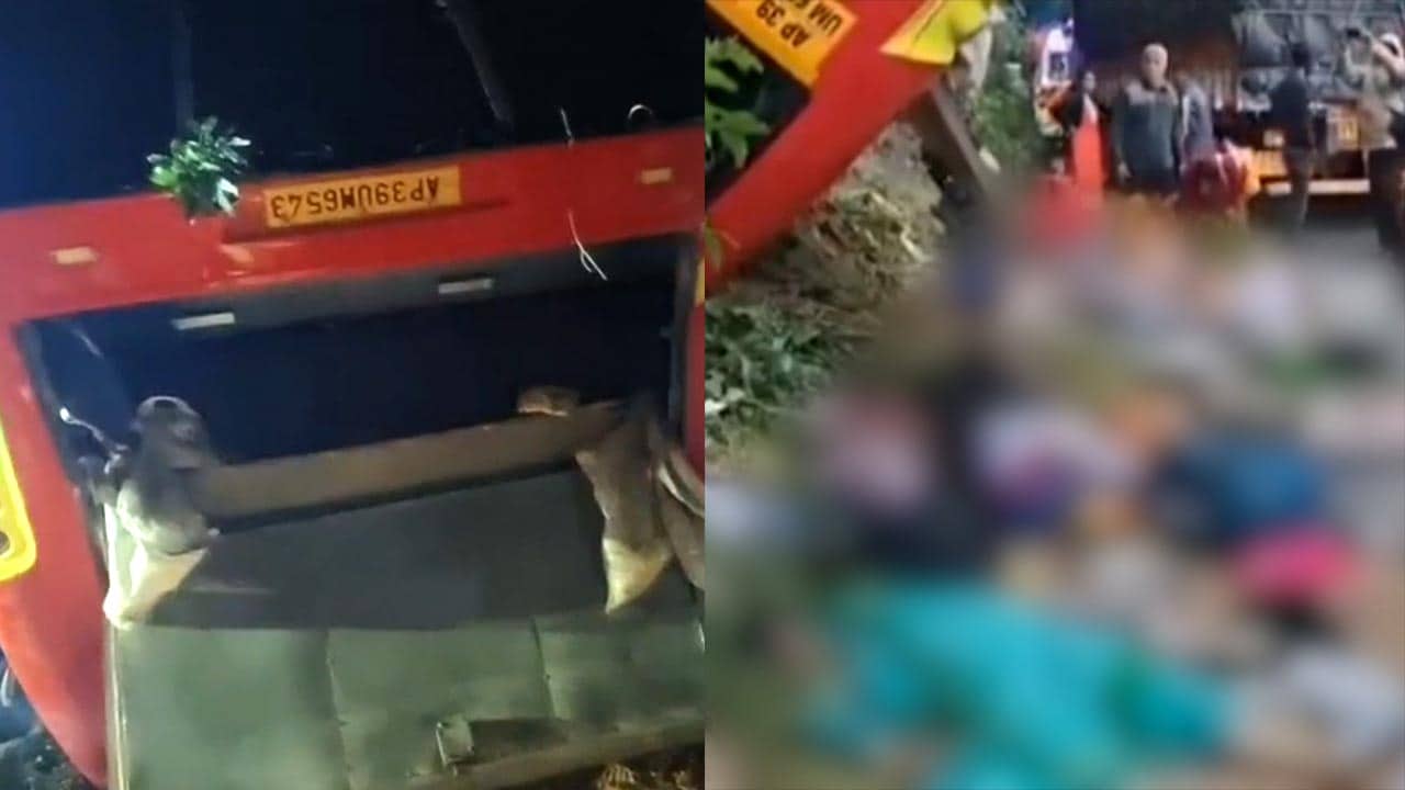 9 Dead As Bus Veers Off Road, Plunges Into Ravine In Andhra Pradesh
