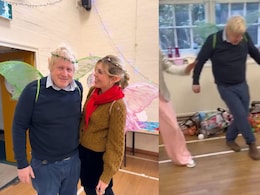 Boris Johnson Wears Wings, Attempts 'Cha Cha Slide' For Daughter's Birthday