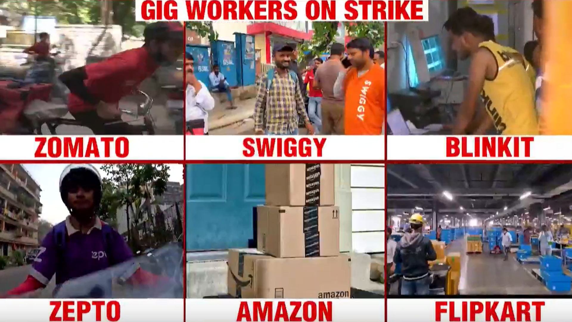 Zomato, Swiggy, Amazon Deliveries Disrupted Amid Nationwide Strike