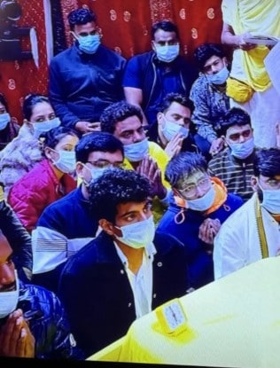 A photograph of Palash Muchhal at  