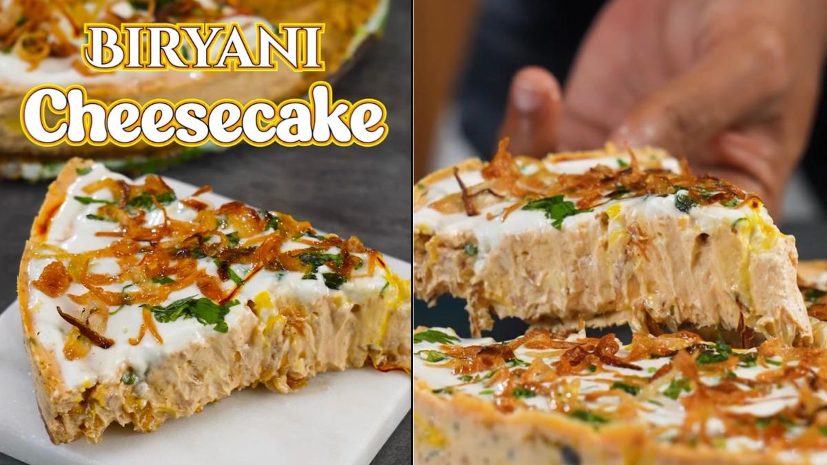 Viral Video Of Biryani Cheesecake Leaves The Internet Confused And Curious