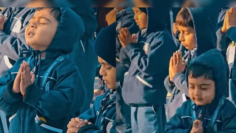 Heartwarming Video Of Child Dancing In School Assembly Prayer Goes Viral