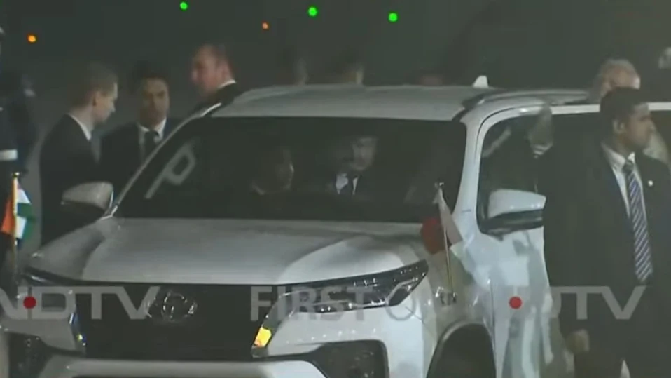 Not 'Fortress On Wheels', Putin Leaves Delhi Airport In PM Modi's Fortuner