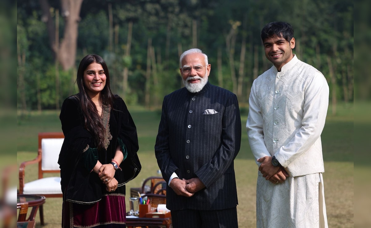 "Great Interaction On Various Issues": Prime Minister Narendra Modi Meets Olympic Gold Medalist Neeraj Chopra