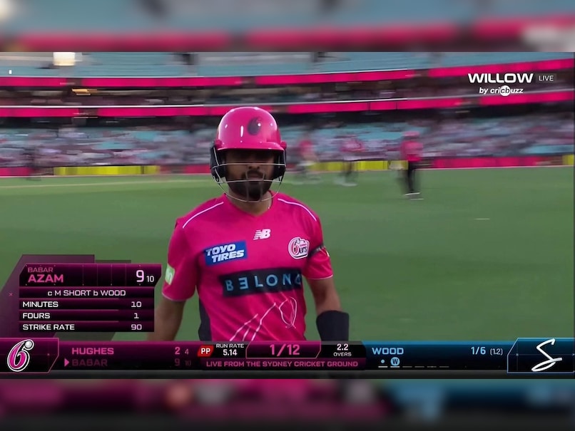 Pakistan's Babar Azam Flops Again In Big Bash League 2025-26, Gets Heavily Trolled