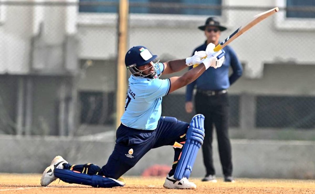 Vijay Hazare Trophy Live Score Updates: Sarfaraz Khan Sends Big Message With 23-Ball Fifty