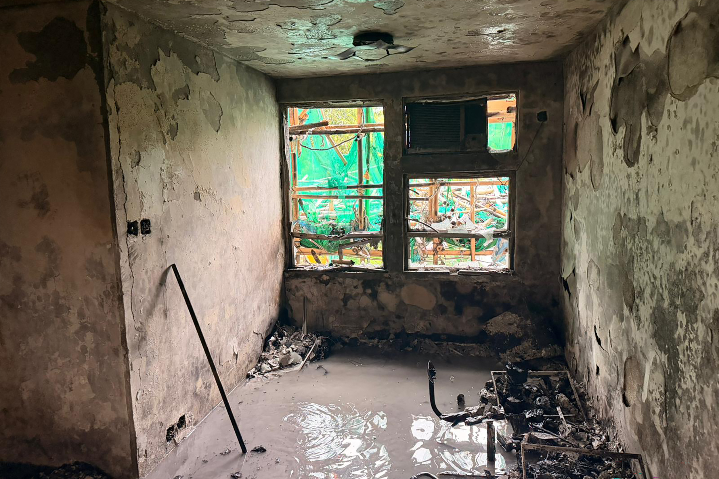 First Pics From Inside Hong Kong Building Where Fire Killed 146