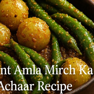 How To Make Amla Mirch Ka Achaar In Just 15 Minutes