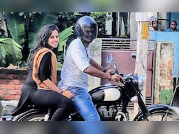 बुलेट पर वाइफ के साथ बैठे इस स्टार क्रिकेटर को पहचानें, CSK ने फोटो शेयर करते हुए खास अंदाज में दी बधाई