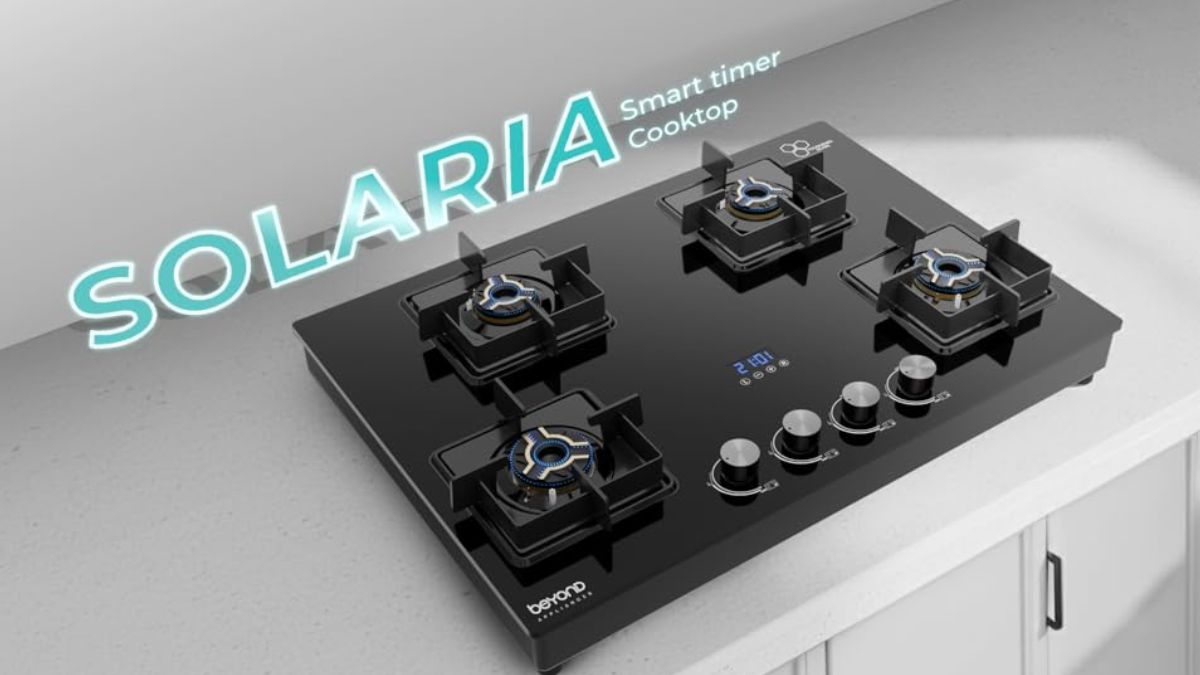 A smart timer adds convenience for busy households.