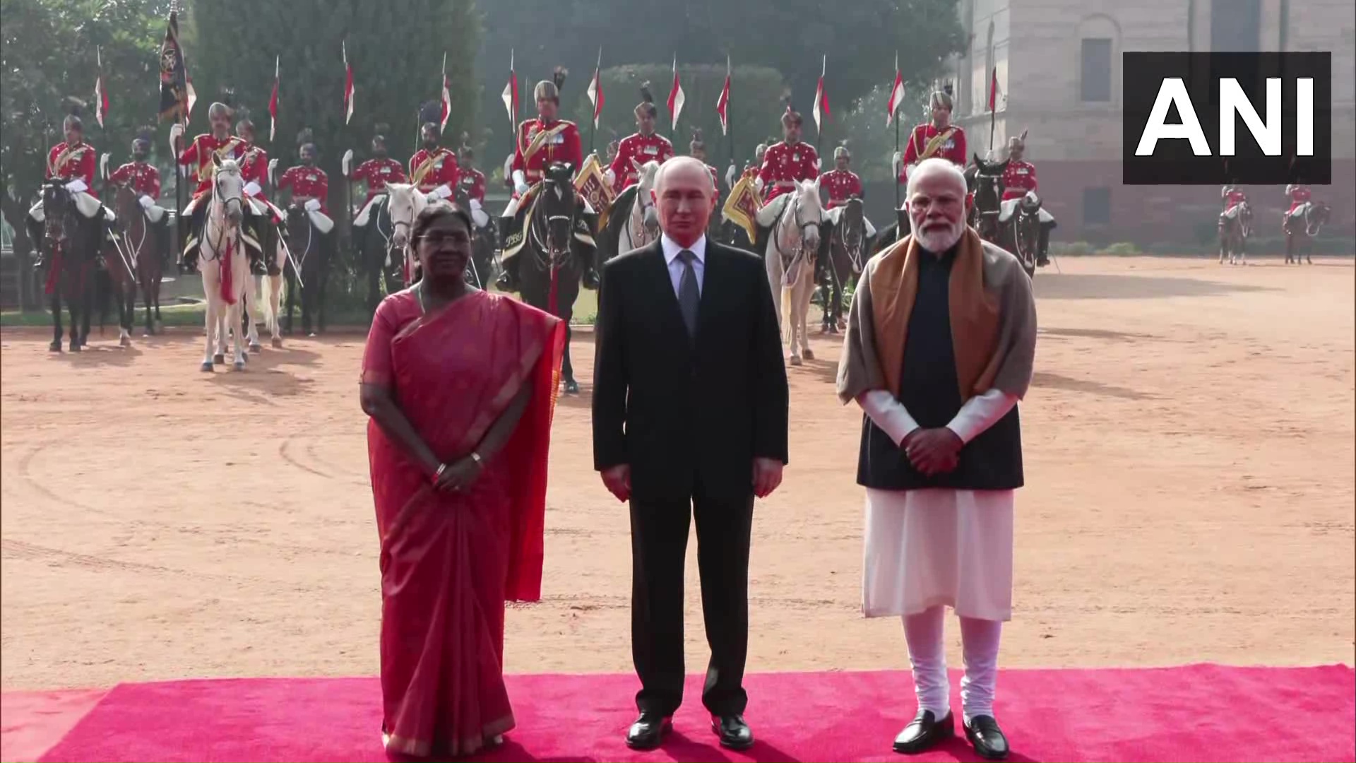 Vladimir Putin In India LIVE Updates: Russian President Receives Guard of Honour, Pays Tribute To Mahatma Gandhi