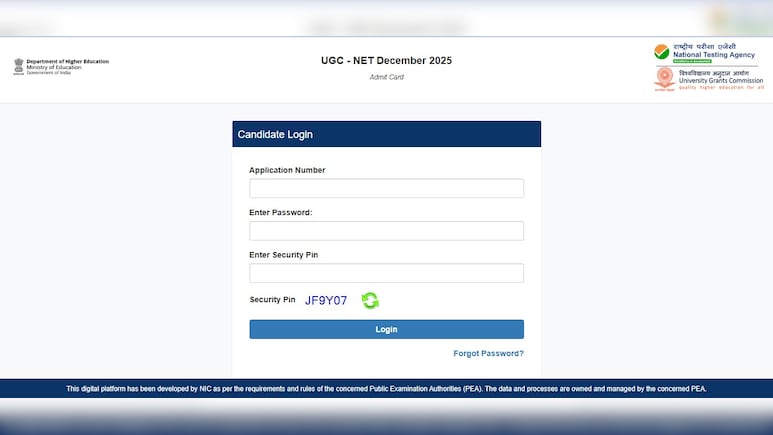 UGC-NET December 2025 Admit Card Released For January 2 Exam