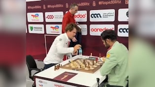 Magnus Carlsen Loses Cool After Shock Loss To Arjun Erigaisi At World Championship. Watch